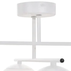 Aurora plafondlamp, wit, Ø 50 cm, 4-lamps, glas, E14