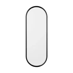 AYTM Angui spiegel, antraciet, hoogte 78 cm, glas, staal