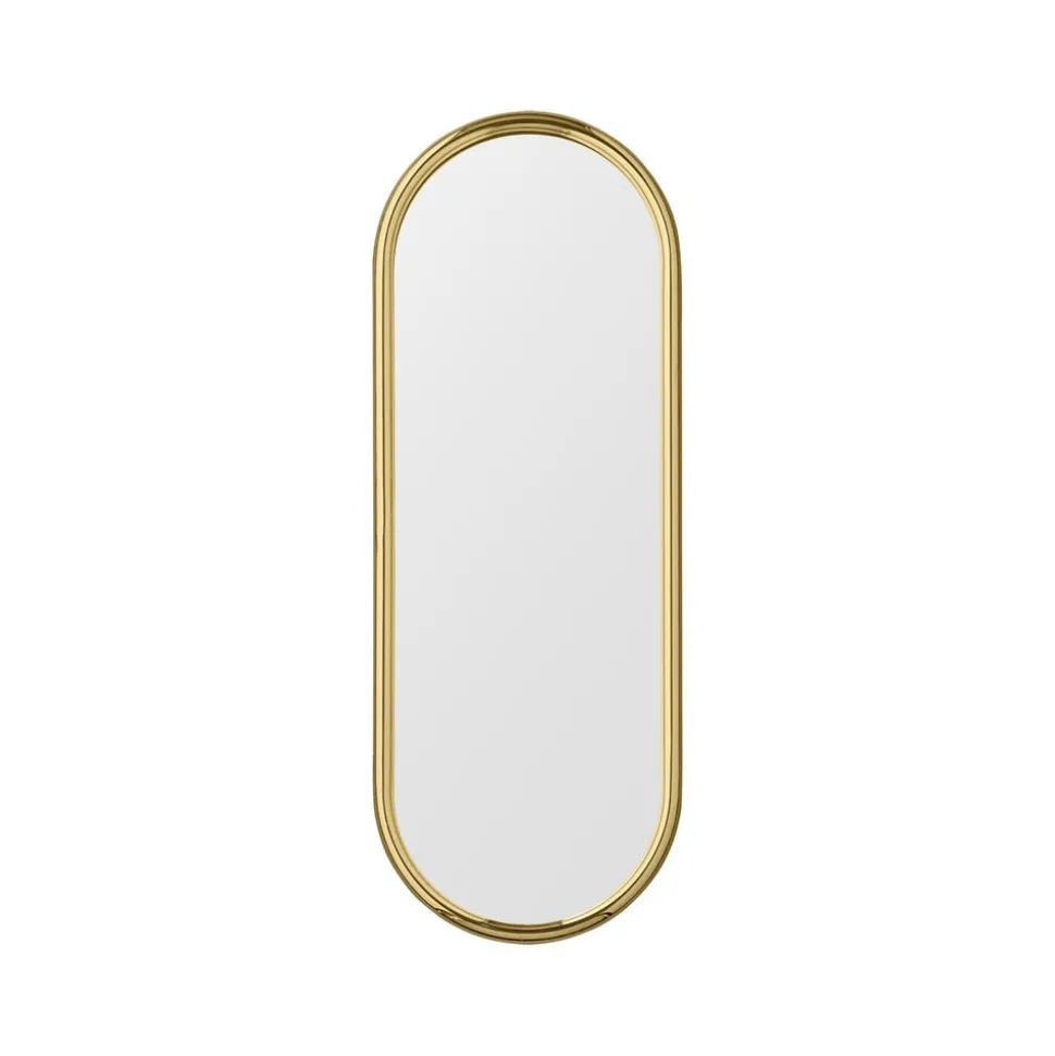 AYTM Angui spiegel, goudkleurig, hoogte 78 cm, glas, staal