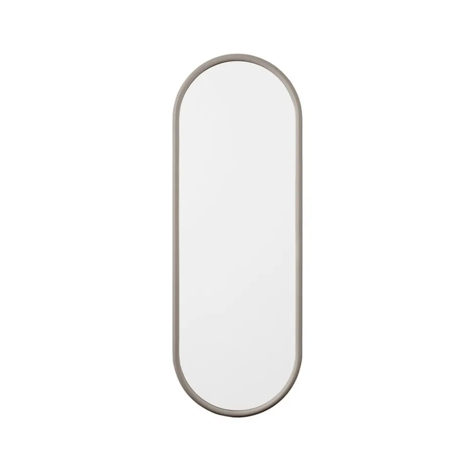 AYTM Angui spiegel, grijsbruin, hoogte 78 cm, glas, staal