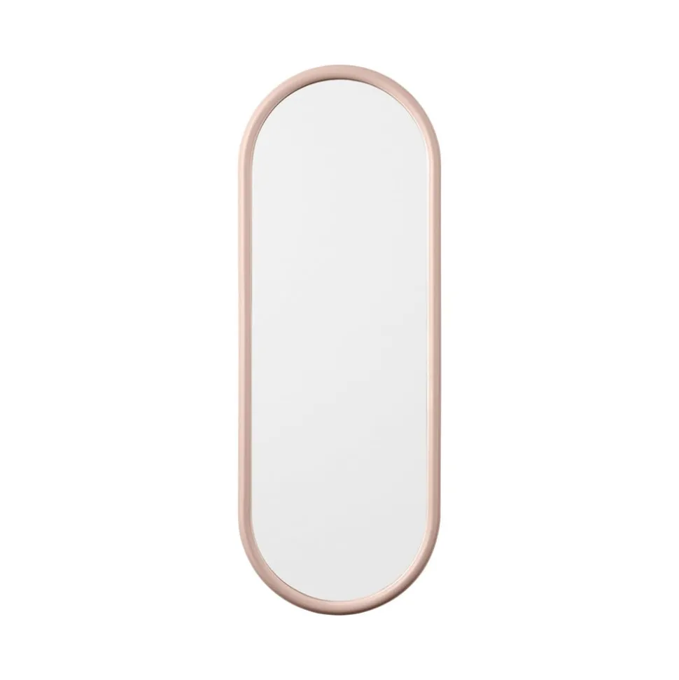 AYTM Angui spiegel, roze, hoogte 78 cm, glas, staal