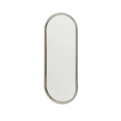 AYTM Angui spiegel, zilverkleurig, hoogte 78 cm, glas, staal