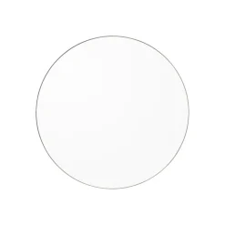 AYTM Circum spiegel, helder / grijsbruin, Ø 70 cm, glas, hout