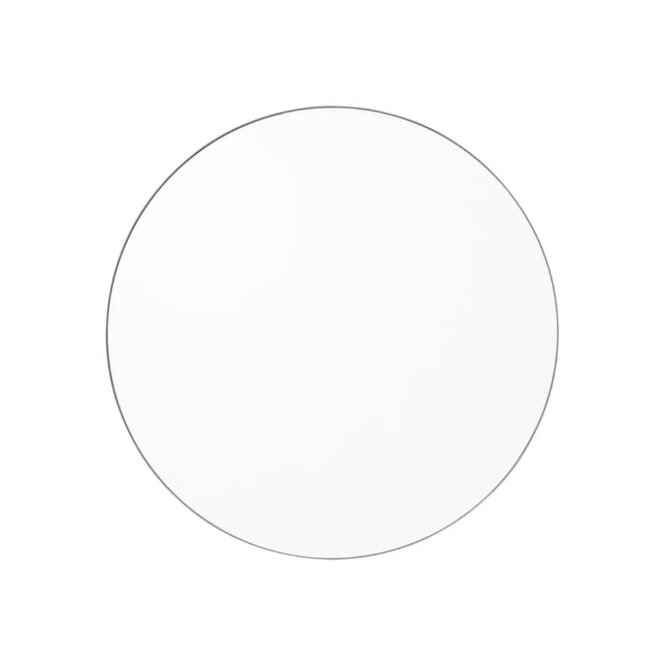 AYTM Circum spiegel, helder / grijsbruin, Ø 70 cm, glas, hout