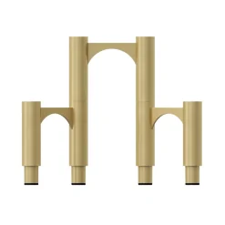 AYTM Compono kandelaar, goud, h 12 cm, aluminium, set van 3