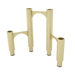 AYTM Compono kandelaar, goud, h 12 cm, aluminium, set van 3