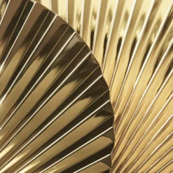 AYTM Concha haak, goudkleurig, wanddecoratie, hoogte 11,5 cm