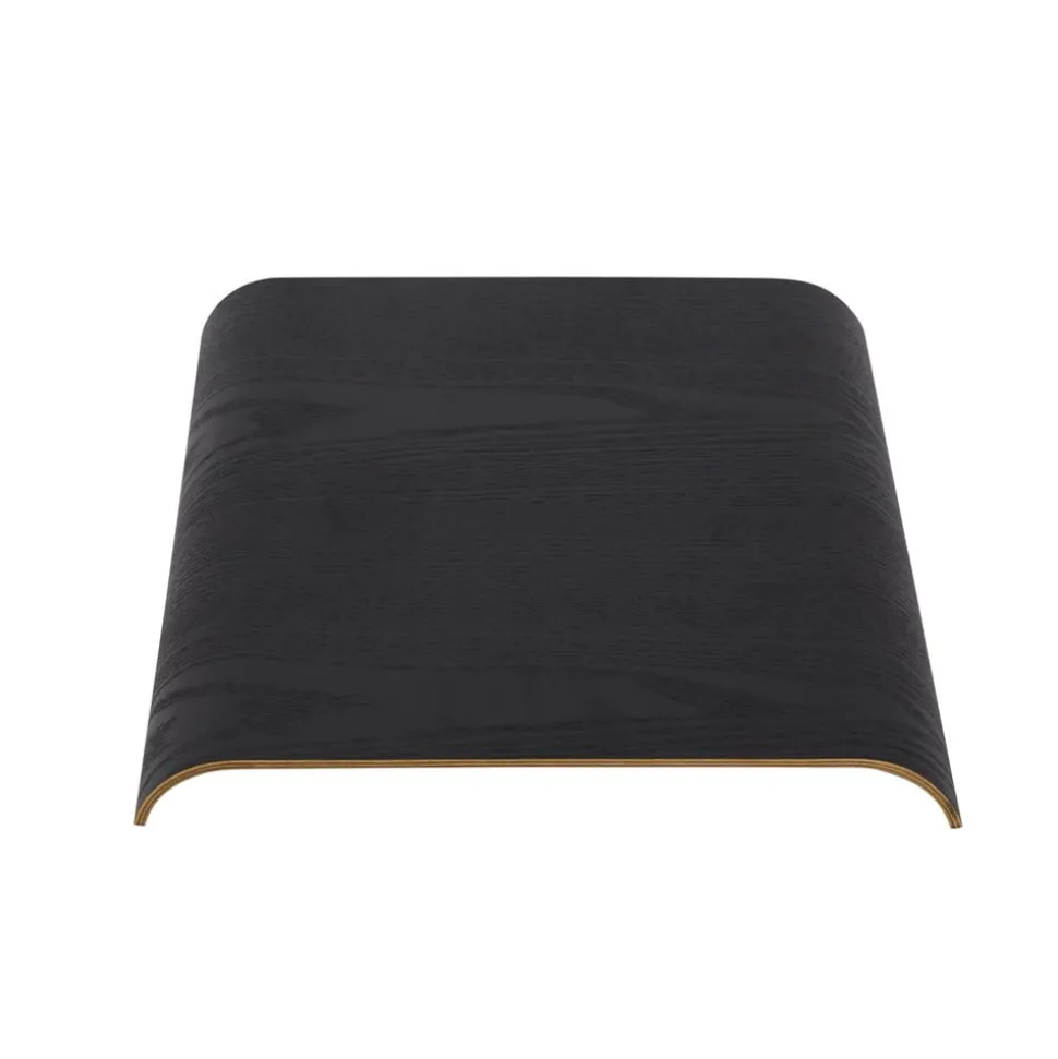 AYTM Curva dienblad, zwart, 33 x 32 x 4 cm, hout