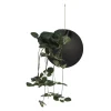 AYTM Globe bloempot, hangend, Ø 17 cm, zwart, aluminium