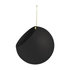AYTM Globe bloempot, hangend, Ø 21 cm, zwart, aluminium