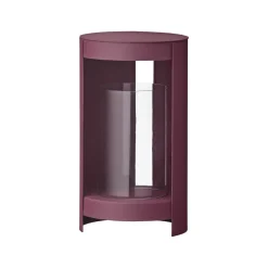 AYTM lantaarn Ora, donkerrood, hoogte 28,2 cm, glas, aluminium