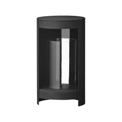 AYTM lantaarn Ora, zwart, hoogte 28,2 cm, glas, aluminium