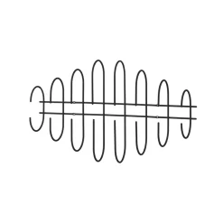 AYTM Moveo wandkapstok, breedte 85 cm, zwart, staal