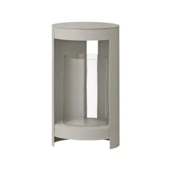 AYTM Ora lantaarn, grijsbruin, hoogte 28,2 cm, glas, aluminium