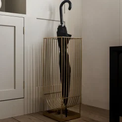 AYTM paraplubak Curva, goudkleurig, hoogte 56 cm, staal