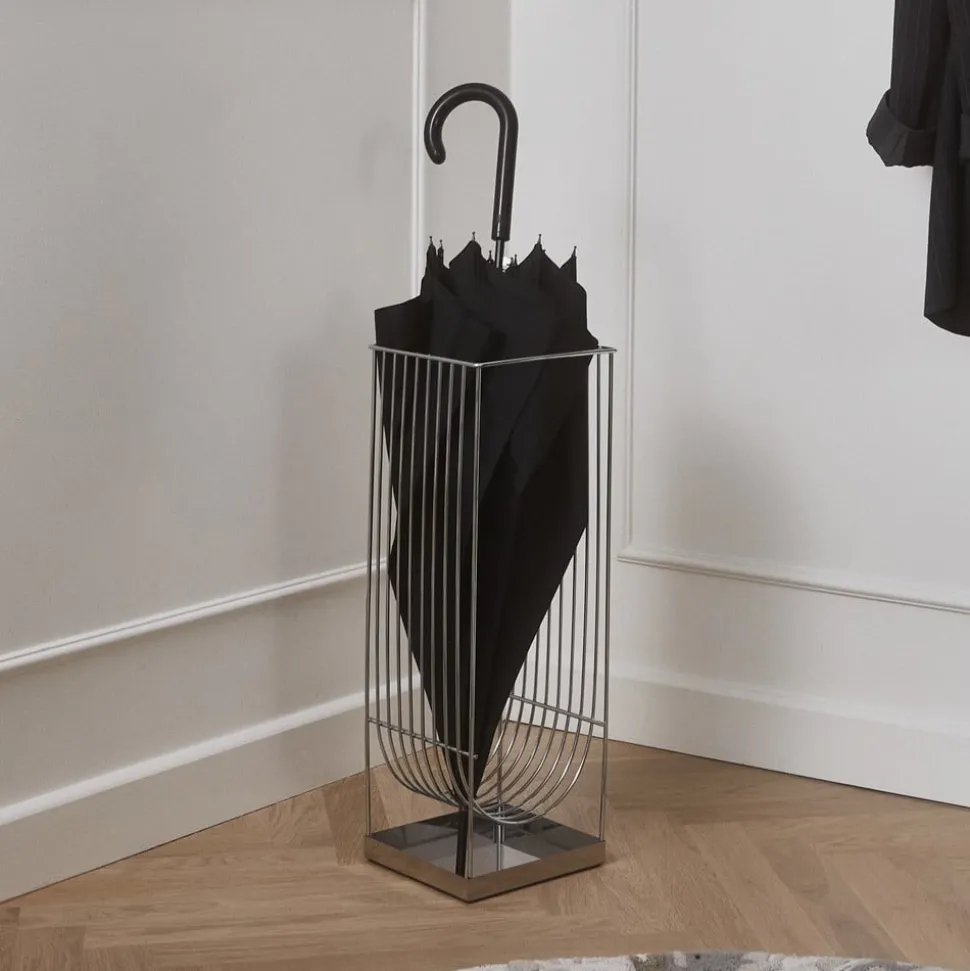 AYTM paraplubak Curva, zilver, hoogte 56 cm, staal