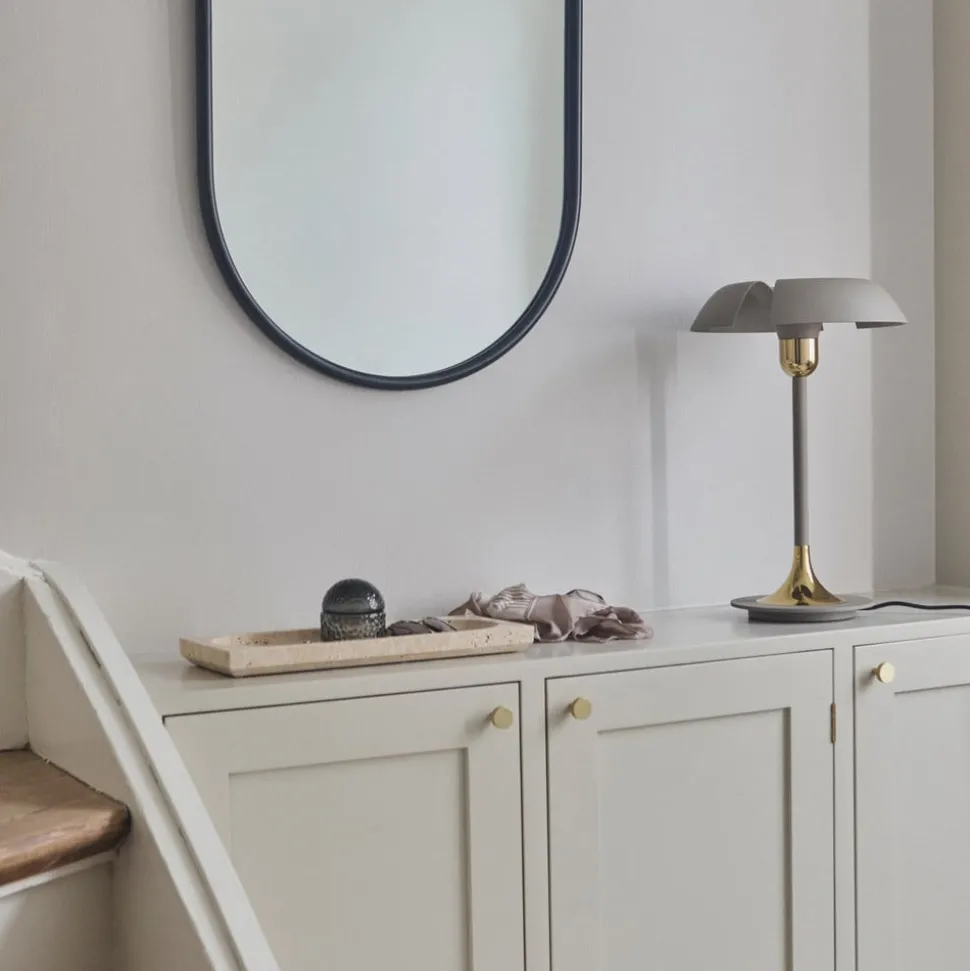 AYTM Regina kom, lengte 40 cm, breedte 16 cm, travertin