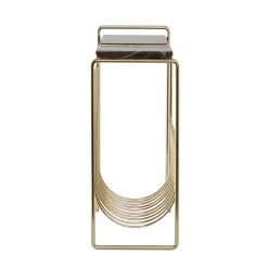 AYTM Tijdschriftenrek Sino, bijzettafel, goudkleurig