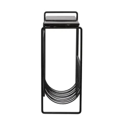 AYTM Tijdschriftenrek Sino, bijzettafel, zwart