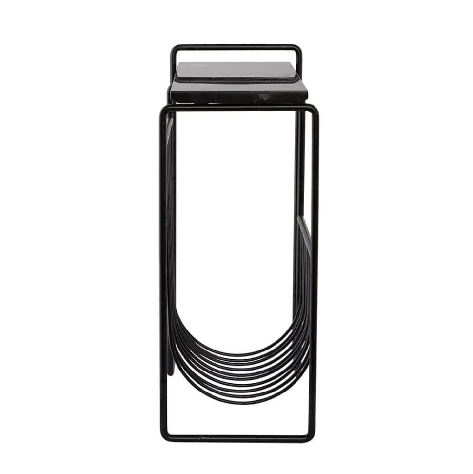 AYTM Tijdschriftenrek Sino, bijzettafel, zwart