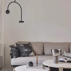 AYTM Torus bloempot, grijs, Ø 22 cm, hoogte 30,6 cm, ijzer