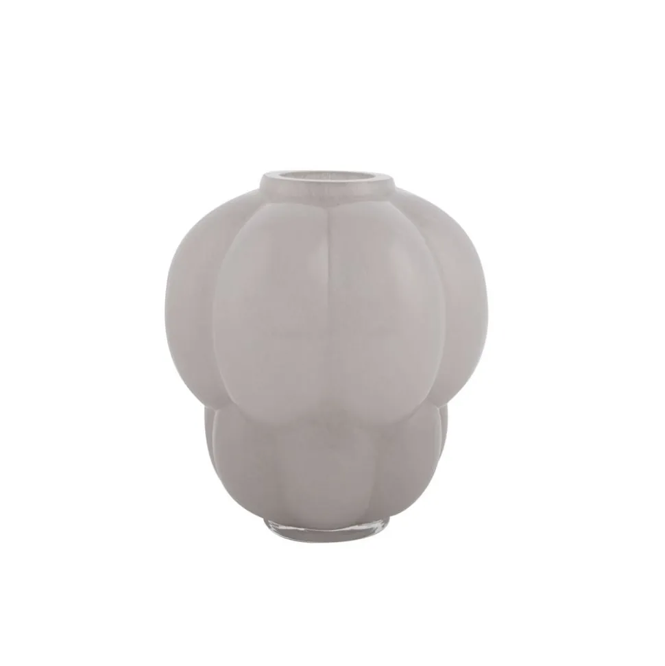 AYTM Uva vaas, Ø 20 cm, duifgrijs, glas, mondgeblazen