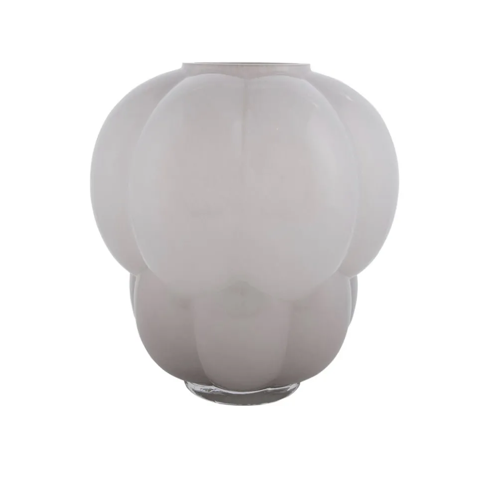 AYTM Uva vaas, Ø 32 cm, duifgrijs, glas, mondgeblazen