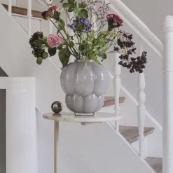 AYTM Uva vaas, Ø 26 cm, duifgrijs, glas, mondgeblazen