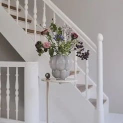 AYTM Uva vaas, Ø 26 cm, duifgrijs, glas, mondgeblazen