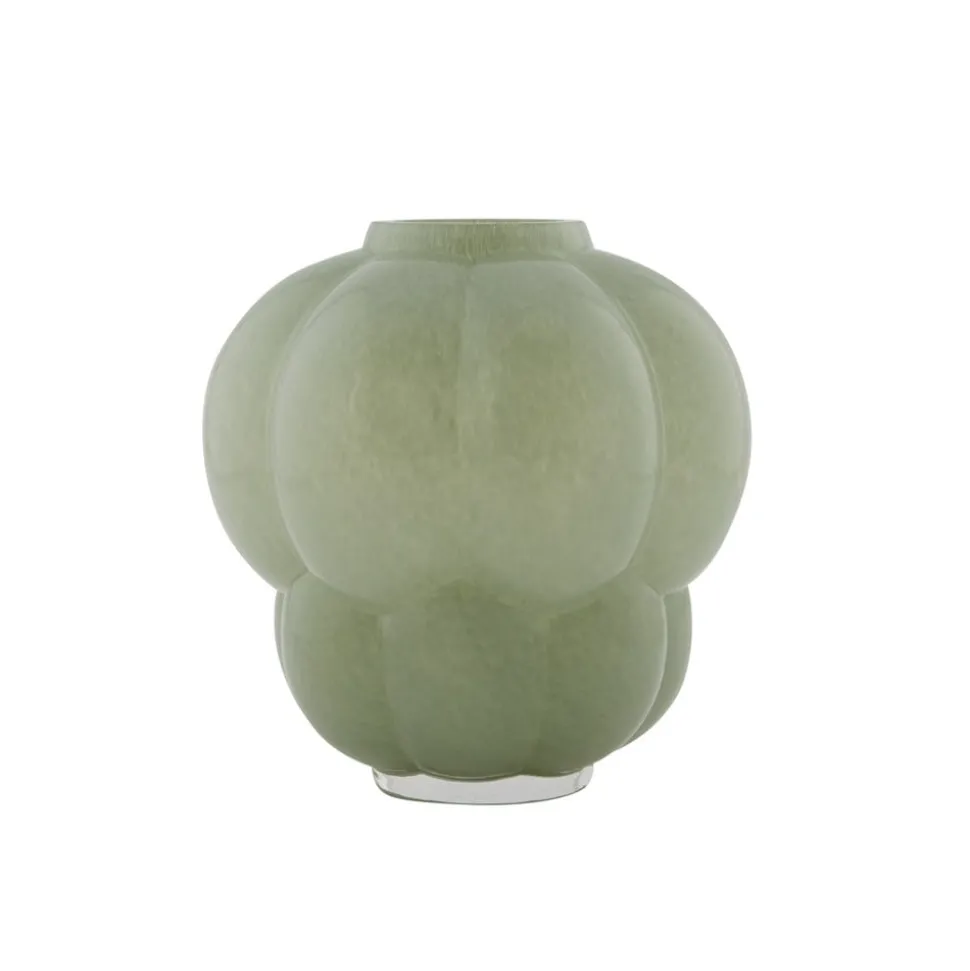 AYTM Uva vaas, glas, groen, Ø 26 cm, hoogte 28 cm, mondgeblazen