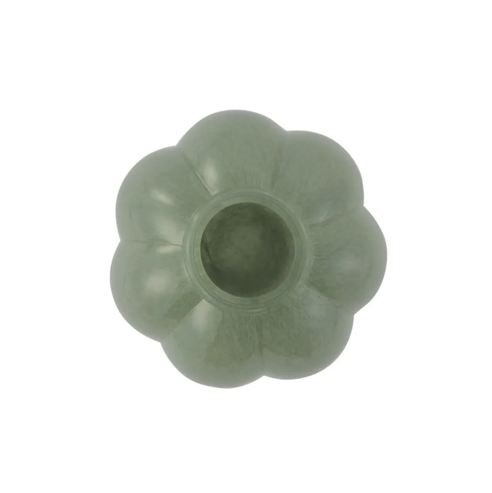 AYTM Uva vaas, glas, groen, Ø 26 cm, hoogte 28 cm, mondgeblazen