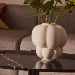 AYTM Uva vaas, keramiek, wit, Ø 20 cm, druifvormig