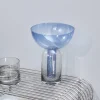 AYTM Vaas Torus, blauw, Ø 25 cm, hoogte 33 cm, glas