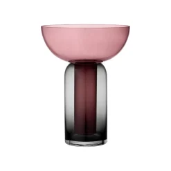 AYTM Vaas Torus, roze, Ø 25 cm, hoogte 33 cm, glas