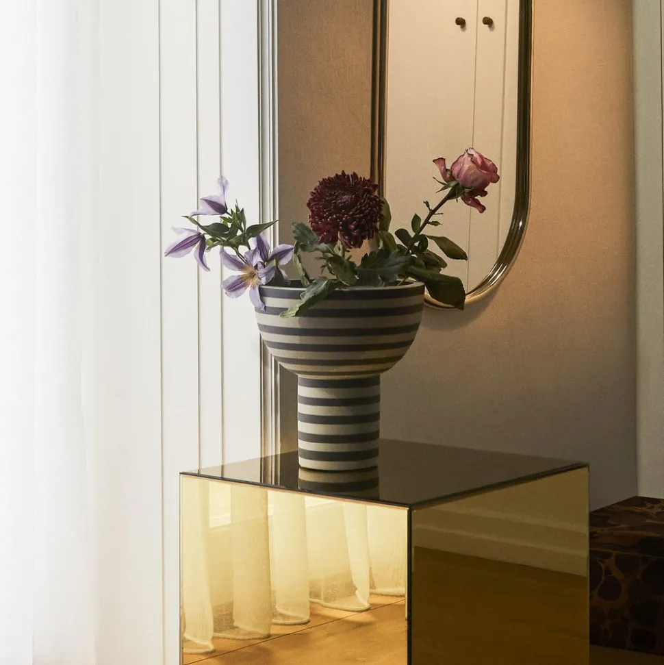 AYTM Varia vaas, zwart, Ø 23 cm, hoogte 24 cm, keramiek