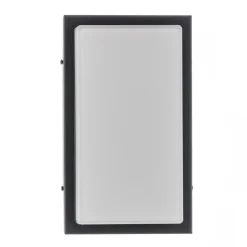 Babett LED buiten wandlamp, roestvrij staal, glas, sensor