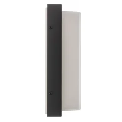 Babett LED buiten wandlamp, roestvrij staal, glas, sensor