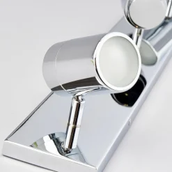 Badkamer plafondlamp Dejan, 65 cm, 3-lamps, chroom, IP44