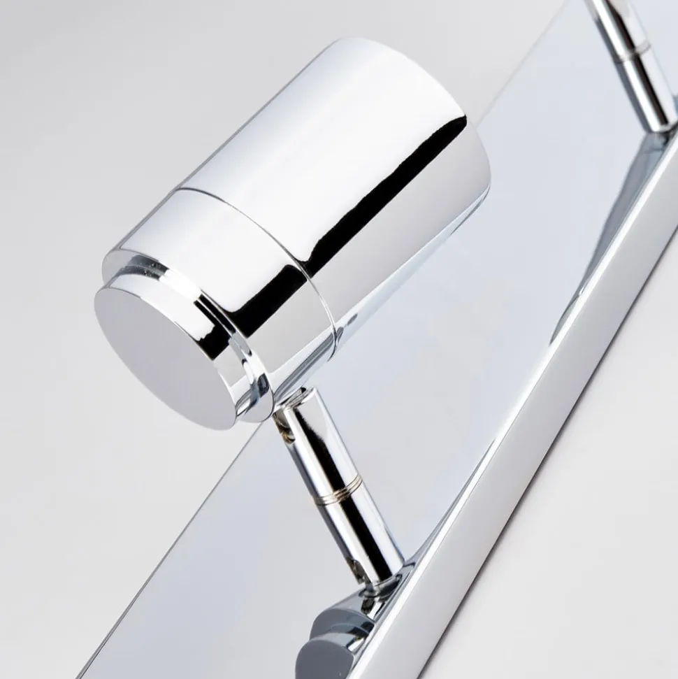 Badkamer plafondlamp Dejan, 65 cm, 3-lamps, chroom, IP44