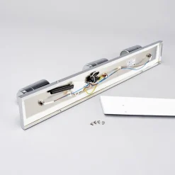 Badkamer plafondlamp Dejan, 65 cm, 3-lamps, chroom, IP44