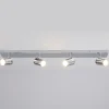 Badkamer plafondlamp Dejan, 85cm, 4-lamps, chroom, IP44