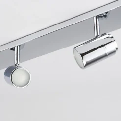 Badkamer plafondlamp Dejan, 85cm, 4-lamps, chroom, IP44