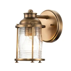 Badkamer wandlamp Ashland Bay, 1-lamp, messing
