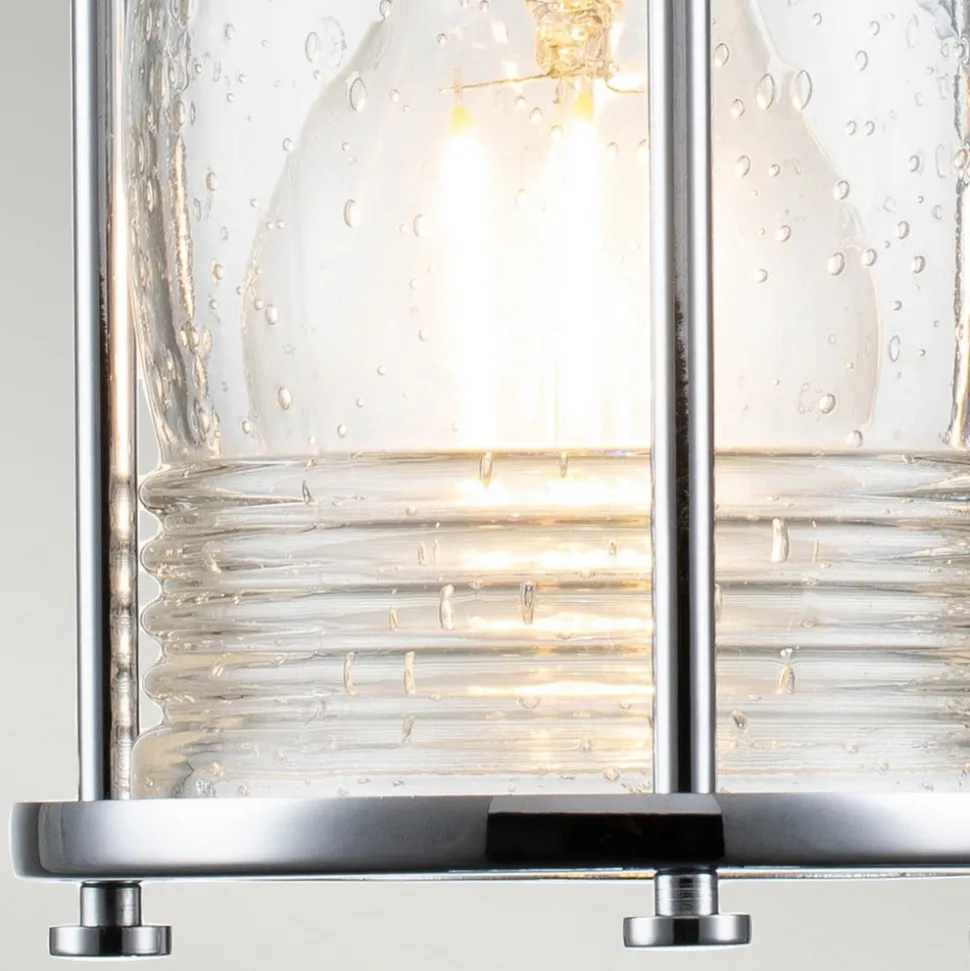 Badkamer wandlamp Ashland Bay, 1-lamp, chroom