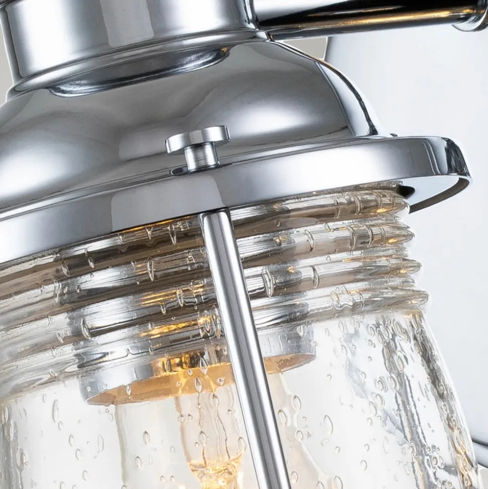 Badkamer wandlamp Ashland Bay, 1-lamp, chroom