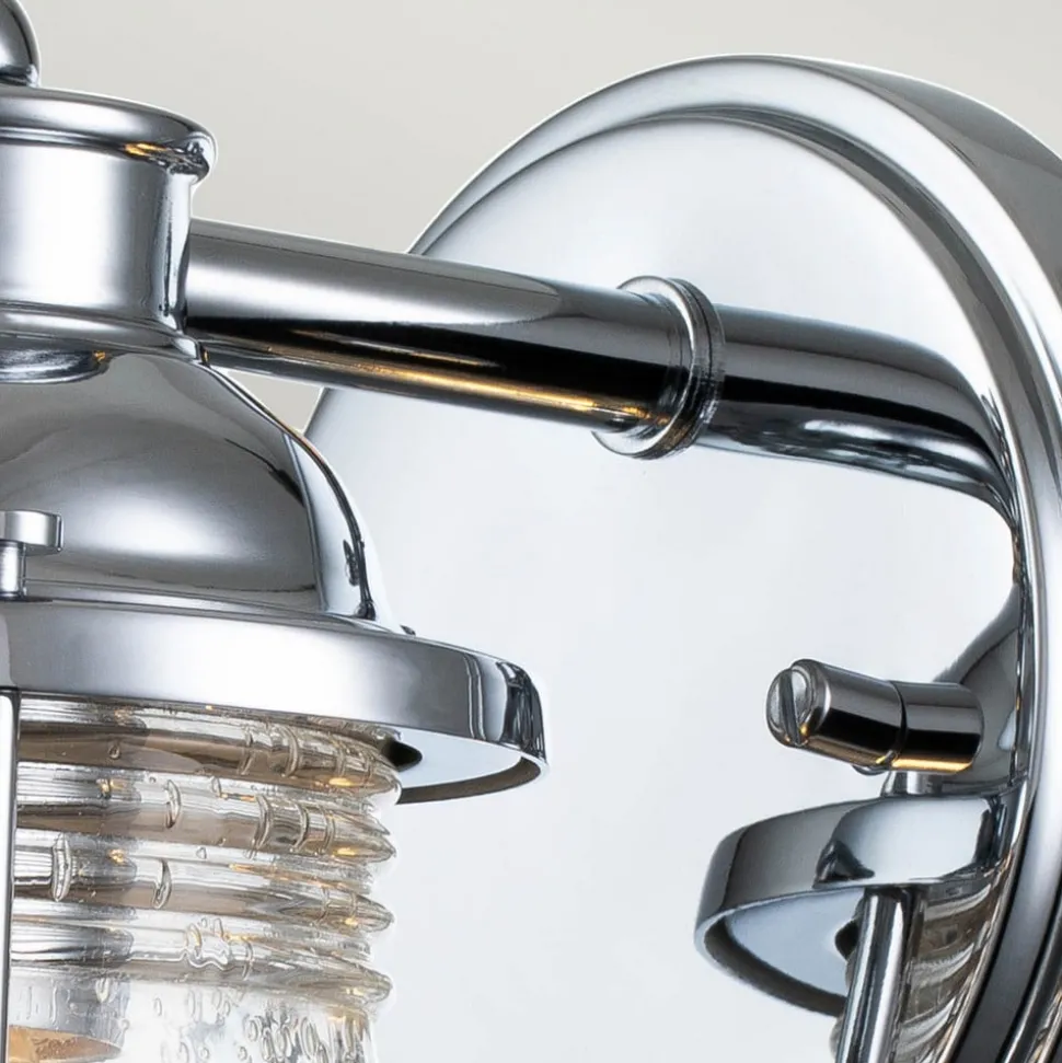 Badkamer wandlamp Ashland Bay, 1-lamp, chroom