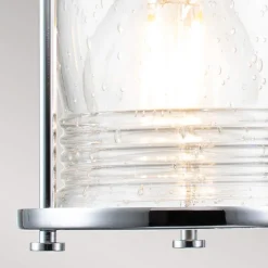 Badkamer wandlamp Ashland Bay, 4-lamps, chroom