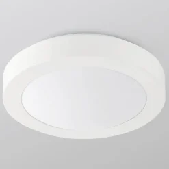 Badkamer-plafondlamp Logos, Ø 35 cm, wit
