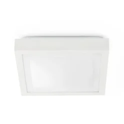 Badkamer-plafondlamp Tola, 27 x 27 cm, wit