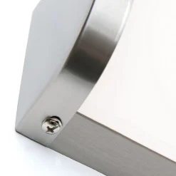 Badkamer-wandlamp VETI - 25,5 cm, nikkel